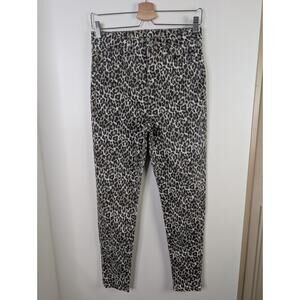 American Eagle Size 6 Leopard Print Curvy Super Hi-rise Jegging Skinny Jeans 26